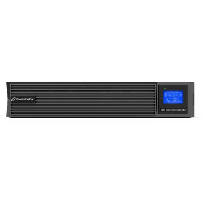 10. POWER WALKER USV-Online-Rack 19" VFI 3000 ICR IOT PF1 1/1 Phase, 3000 VA, 8x IEC C13 + 1x IEC C19, USB/RS232, LCD