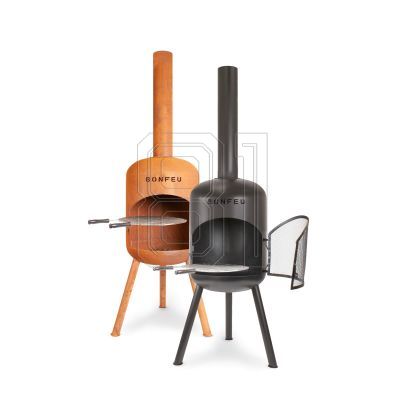 27. Bonfeu Bonbono Gartenkamin rostig 4501R