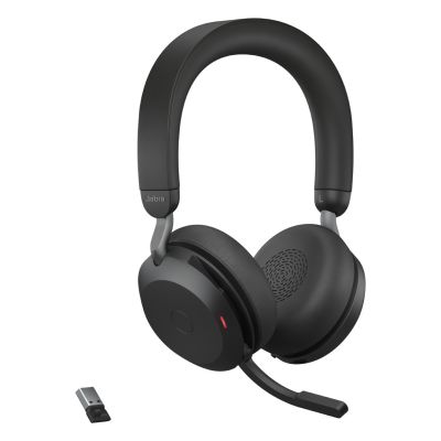 7. Jabra Evolve2 75 UC Stereo Link380c On-Ear-Kopfhörer