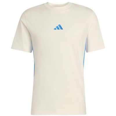 2. adidas Essentials Herren-T-Shirt mit 3 Streifen, cremefarben, KC0888