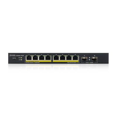 3. Zyxel GS1900-10HP Switch 10p PoE (PoE+: 8;) 77W Managed Gigabit