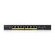3. Zyxel GS1900-10HP Switch 10p PoE (PoE+: 8;) 77W Managed Gigabit