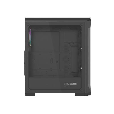 32. NATEC Genesis Irid 505 ARGB NPC-1518 Gehäuse (ATX, Micro-ATX, Mini-ITX; Schwarz)