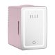 3. Mini-Kühlschrank mit LED-Schminkspiegel ELLE Home ESDAF01PUEU 6L lila
