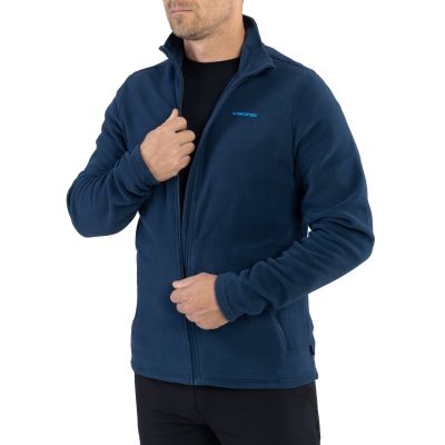 2. Herren-Fleecejacke Viking Tesero Man, marineblau, mit Reißverschluss, zum Trekking (740/24/4342/1900)