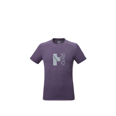 MILLET Kamet Map Ts Ss M lila Herren-T-Shirt