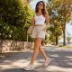 8. Rosa Damen-Plateausandalen zum Hineinschlüpfen Rieker V59B5-31