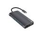 3. Multiport-Adapter Natec Fowler 2 V2 USB-C 8-in-1-Hub -> 3x USB 3.0, HDMI 4K, USB-C, RJ45, SD, Micro-SD
