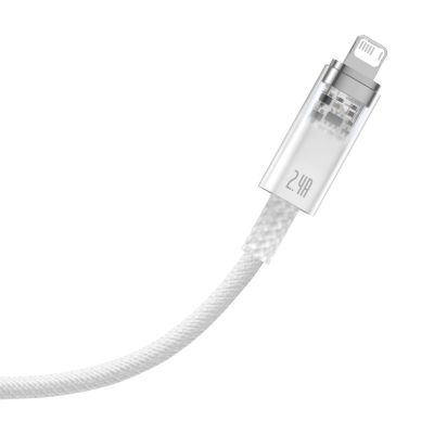 3. Baseus Explorer Series Kabel USB - Lightning 2,4A 2 m weiß (CATS010102)