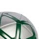 4. Adidas Starlancer Mini Silber-Grüner Fußball JW1363