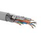 Q-LANTEC Multimedia-Multikabel 2 x U/UTP Kat. 6 + 2 x RG6 1.13 + 2 x FO G657A1, LSOH DCA, grau, 500 m