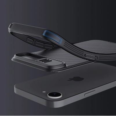 10. Nillkin CamShield Pro Magnethülle für iPhone 16e / 17e – Schwarz