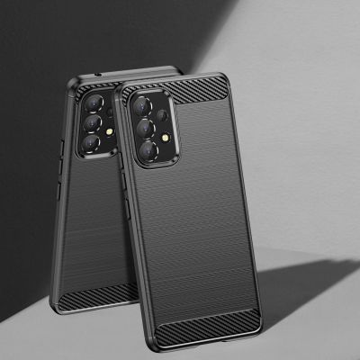 7. Carbon Case Flexible Hülle für Samsung Galaxy A53 5G schwarz