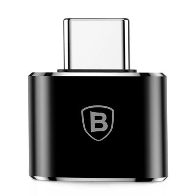 4. Baseus Mini USB-A auf USB-C OTG Adapter - Schwarz