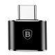 4. Baseus Mini USB-A auf USB-C OTG Adapter - Schwarz