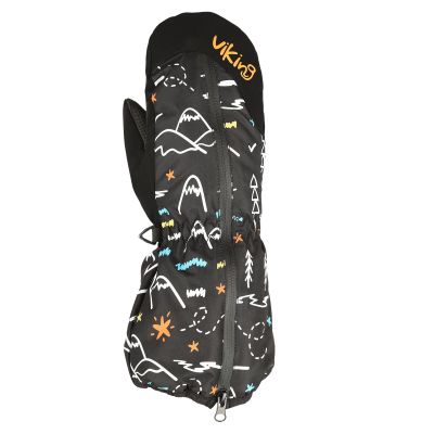 2. Viking Snoppy Kids Winterhandschuhe, Aqua Thermo Tex Membran, Ski, schwarz (125/23/2288/09)
