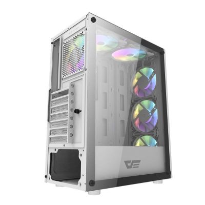 3. darkFlash DK151 Midi-Tower Computer-Sicherheits- und Halterungsbox Weiß