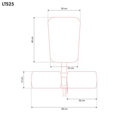 4. LTS25 Trainingssitz mit Schenkelverriegelung LAT Seat HMS