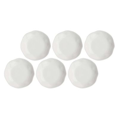 LA PORCELLANA BIANCA LUNIA Set mit 6 tiefen Tellern 21 cm