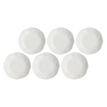 LA PORCELLANA BIANCA LUNIA Set mit 6 tiefen Tellern 21 cm