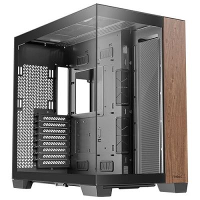 Antec C8 Full-Tower-Computergehäuse aus Holz, Schwarz