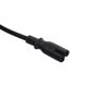 3. SAVIO CL-105 Kabel (2-polig - Euro; 3 m; schwarz)