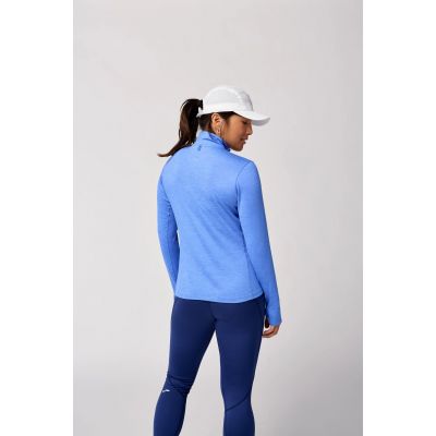 4. Dash 1/2 Zip 2.0 Damen Lauftop Blau
