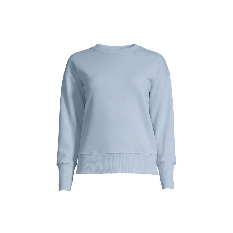 CASALL Natural Dye Terry Crew Neck Sweatshirt blau