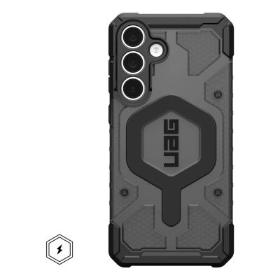 2. UAG Pathfinder Clear Magnet - Schutzhülle für Samsung Galaxy S25 FE mit integriertem Magnetmodul (aschgrau/schwarz)