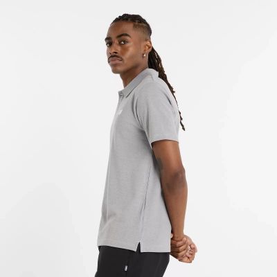 2. New Balance Baumwoll-Piqué-Poloshirt M MT51519AG