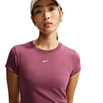 3. Nike Sportswear Chill Knit Damen-T-Shirt Pink FV5508 654