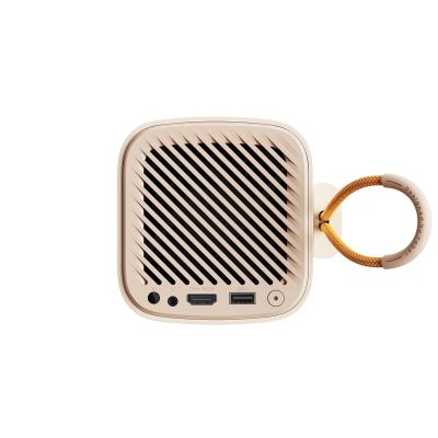 7. Yaber T1 Pro Tragbarer, ultrakompakter, faltbarer LCD-Projektor FullHD 1080p – Beige