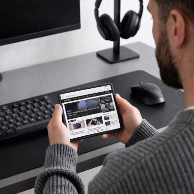 6. Tech-Protect MagPeak MagSafe Hülle für Samsung Galaxy Z Fold 8 – Mattschwarz