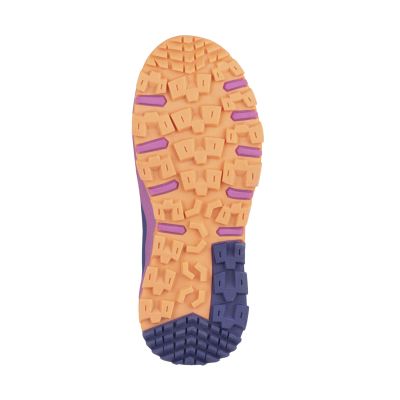 4. Wasserdichte Kinder-Wanderschuhe für Jungen/Mädchen Trollkids Kids Tronfjell Hiker Low violet blue/mallow pink/papaya (475-111)