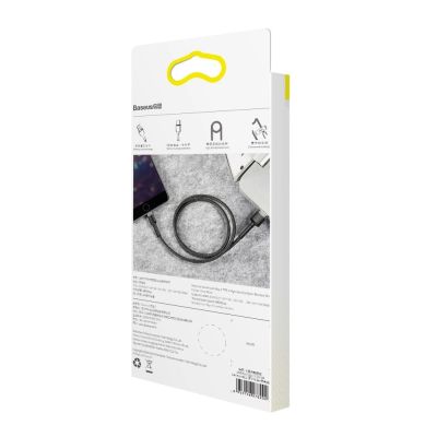 10. Baseus Cafule USB-A / Lightning 1,5A QC 3.0 Kabel 2 m - Schwarz