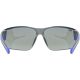 5. UVEX Equate Radbrille, schwarz/blau matt/verspiegelt blau
