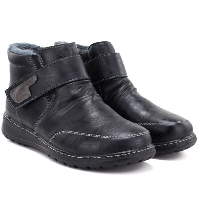 4. Bequeme, gefütterte Damen-Ankle-Boots, schwarz, Vinceza 87734