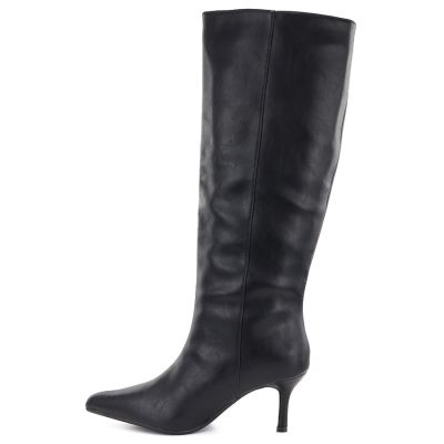 3. Damen-Lederstiefel mit hohem Absatz, gefüttert, schwarz, Big Star UU274497
