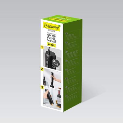 4. Elektrischer USB-Weinkorkenzieher MAESTRO MR-1622