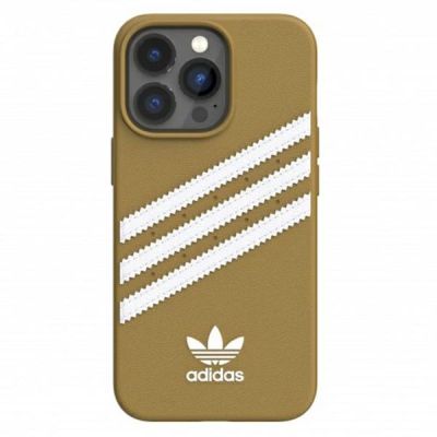 2. Adidas OR Molded Case PU für iPhone 13 Pro / iPhone 13 - Beige und Gold