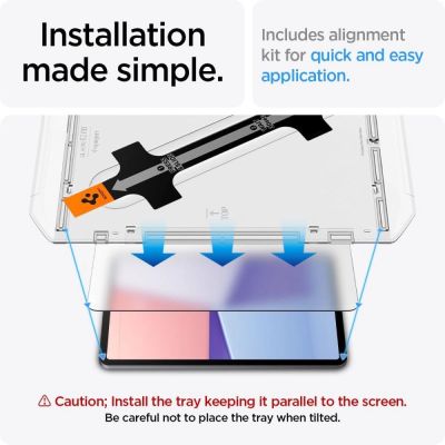 3. Spigen Glas.tR EZ Fit gehärtetes Glas für iPad Air 11" 2024