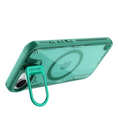 5. Nillkin Iceblade Prop Magnetische Hülle mit Ständer für iPhone 16e / 17e – Grün