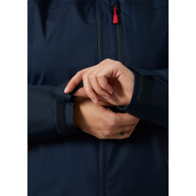 3. Helly Hansen Damen W Crew Hooded Mid Jacke 34447 597