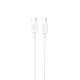 Dudao L4C USB-C / USB-C-Kabel 30 W 1,2 m – weiß