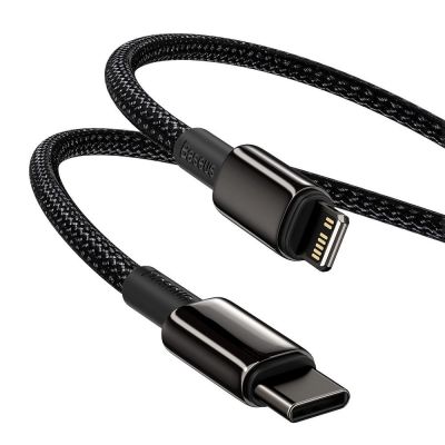 3. Baseus CATLWJ-A01 Lightning – USB-C PD 20 W 480 Mbit/s 2 m Kabel – Schwarz