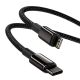 3. Baseus CATLWJ-A01 Lightning – USB-C PD 20 W 480 Mbit/s 2 m Kabel – Schwarz