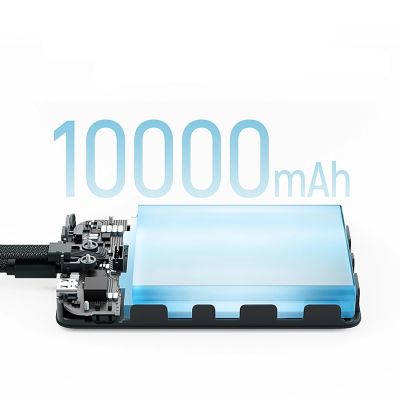 3. Cuktech CP132ML 10000 mAh Magnetische Powerbank – Weiß