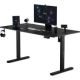 SENSE7 Nojo Schreibtisch, schwarz, 140 cm x 70 cm, Schwarz