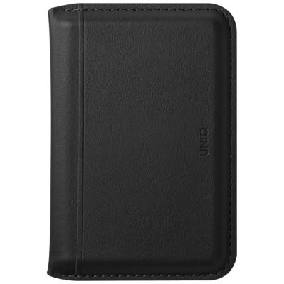 Uniq Lyden DS RFID Magnetische Geldbörse mit Telefonständer - Schwarz