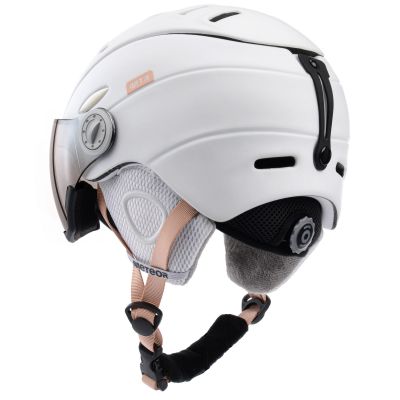 10. Meteor Holo XL Skihelm 61-63 cm Weiß